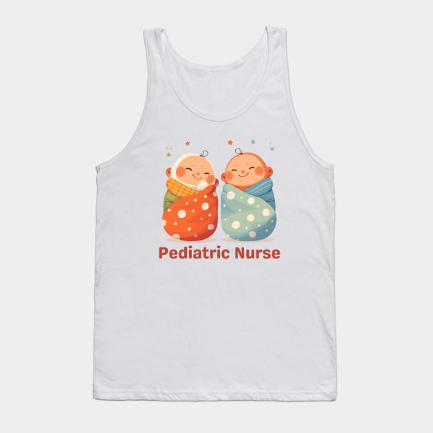 Pediatric Nurse Tank Top by Her Typography Designs